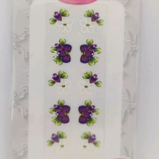 Adesivo para Unhas Nise / Cartela com 05 pares (04)