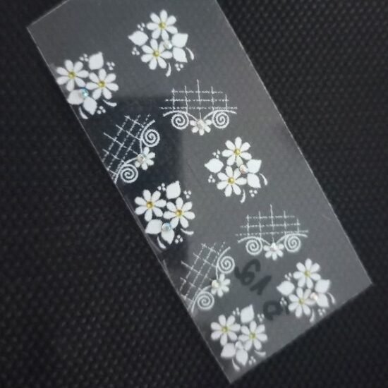 Adesivo para Unhas Bella / Cartela com 05 pares (B12)