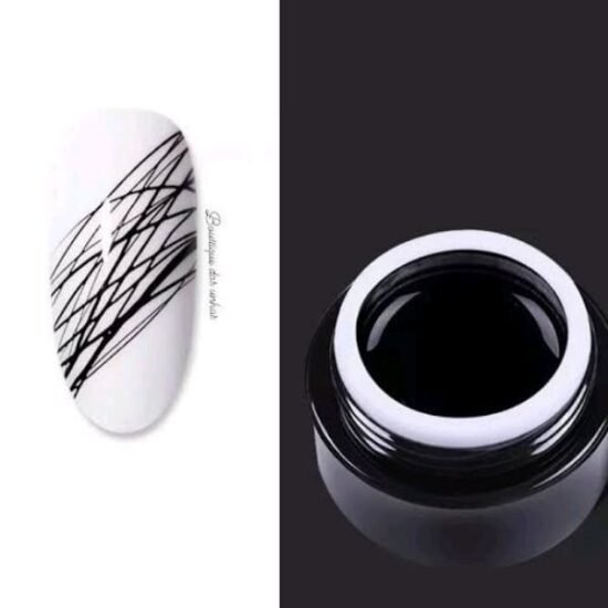 Spider Gel Preto (Efeito Teia) Kaisa 8ml