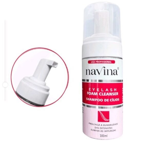 Shampoo de Limpeza Navina para Cílios 100ml