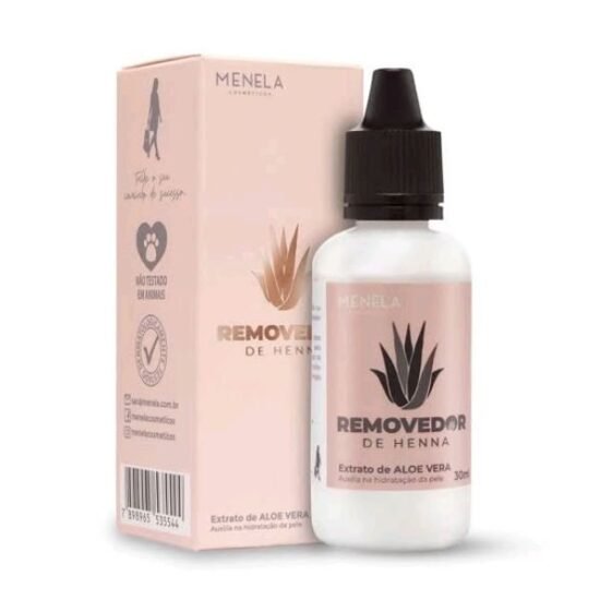 Removedor de Hennas para Sobrancelhas Menela 30ml