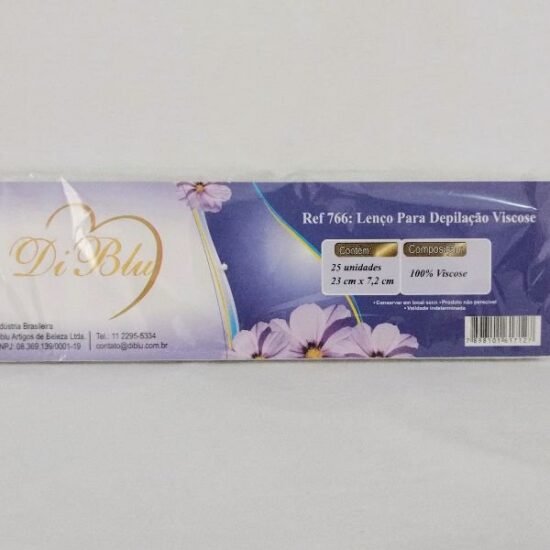 Lenço para Depilação Diblu c/ 25 unidades _x000D_
Composição: 100% Viscose