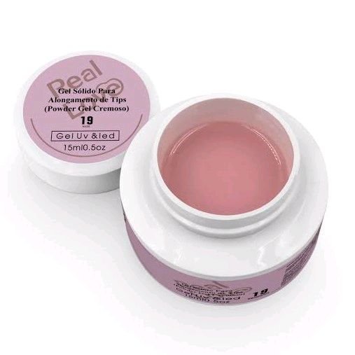 Gel Real Love Sólido (Massa) 19-Nude 15g